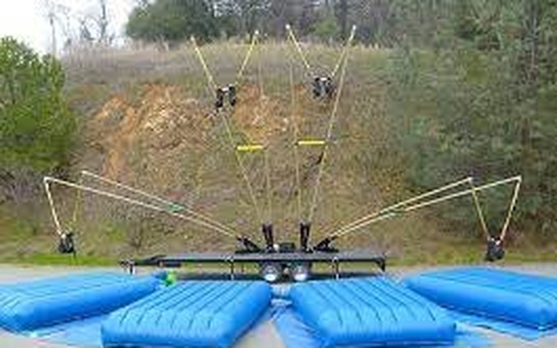 4-Station Bungee Trampoline rental Austin TX