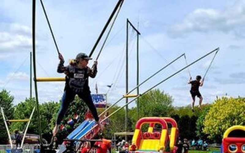 Quad Bungee Trampoline rental Austin TX