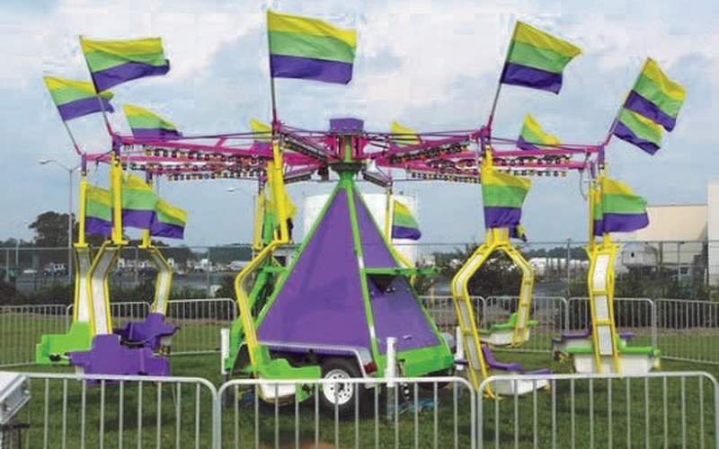Twister Swing Carnival Ride rental Austin TX